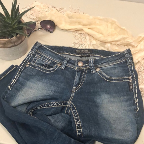 Silver Aiko sz27 Baby Boot Jeans - Picture 2 of 5